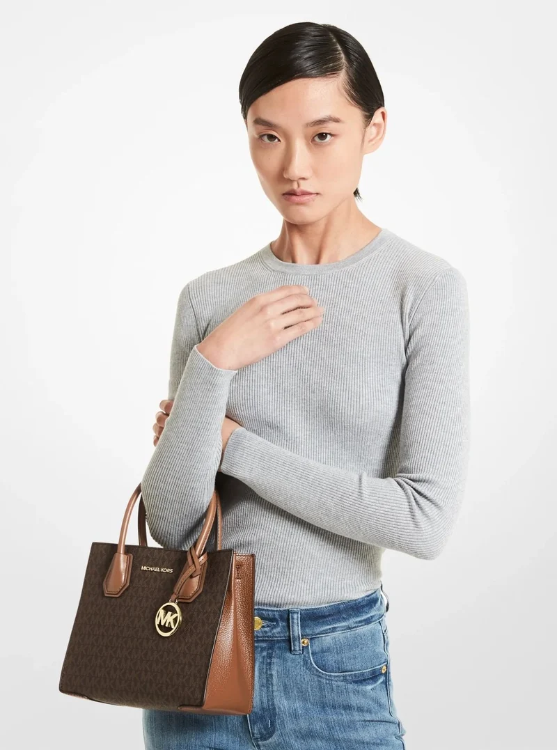 Michael Kors Umhängetasche Damen Mercer Medium Braun 35S1GM9M2B-BROWN