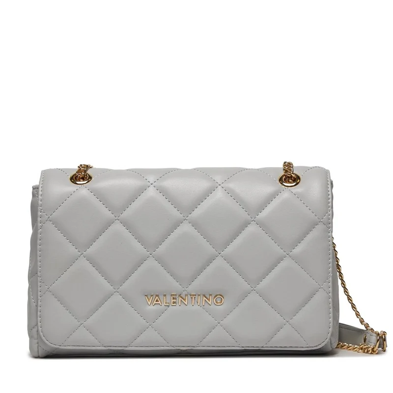 Mario Valentino Damen Schultertasche Ocarina Perla Grau VBS3KK02R-979-OS