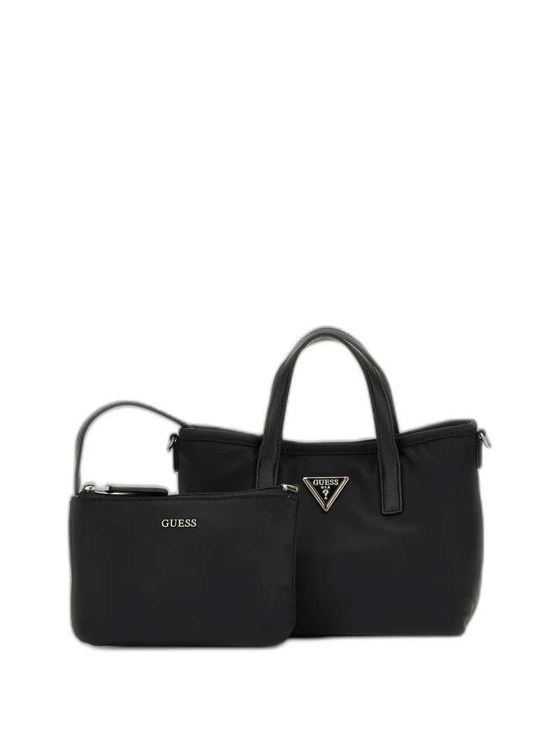 Guess Handtasche Damen Latona Mini Shopper Schwarz HWYY9211750BLA