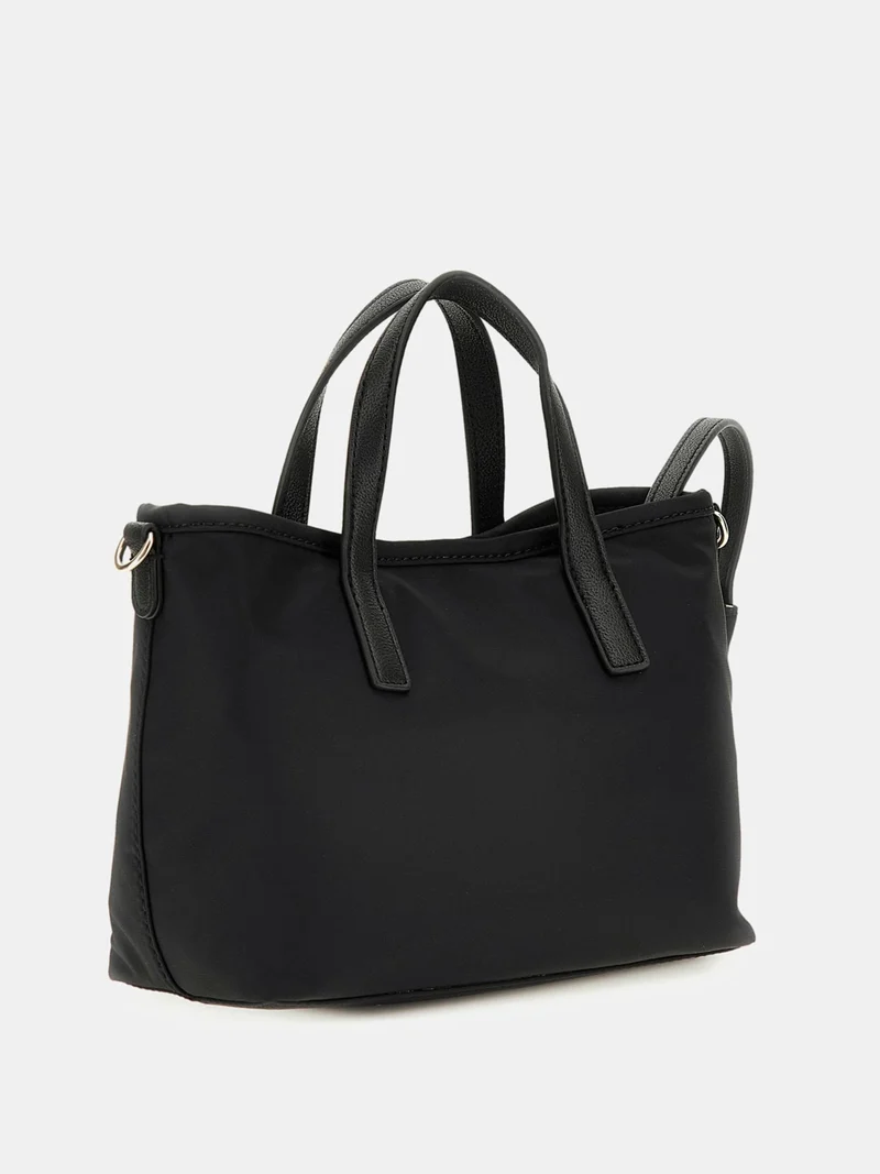Guess Handtasche Damen Latona Mini Shopper Schwarz HWYY9211750BLA