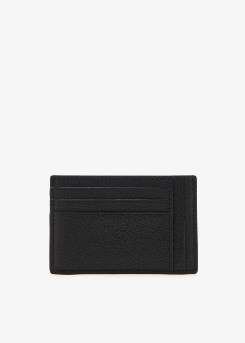 Gucci Kartenetui Unisex Gucci Maxi GG Card Case Schwarz Leder 812681AABY01000
