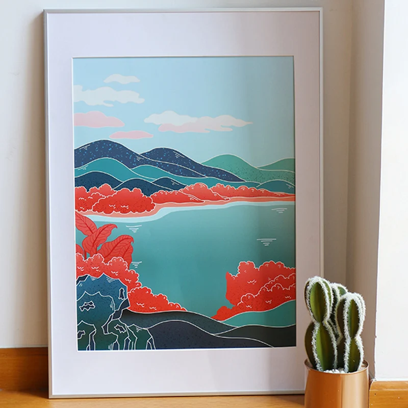 Stylische moderne Kunstdruckrahmen