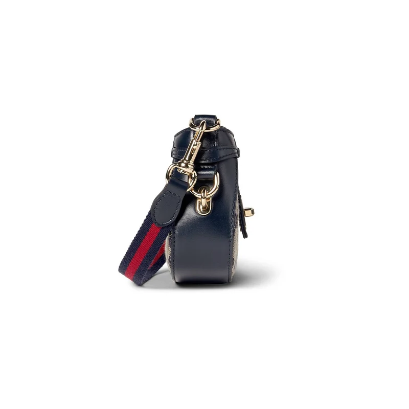 Gucci Handtasche Damen Moon Side mini Shoulder Bag Beige Blau 786015-FADAC-8559