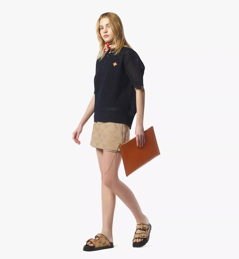 MCM Umhängetasche Damen Aren Terracotta MWRFSTA01CK001