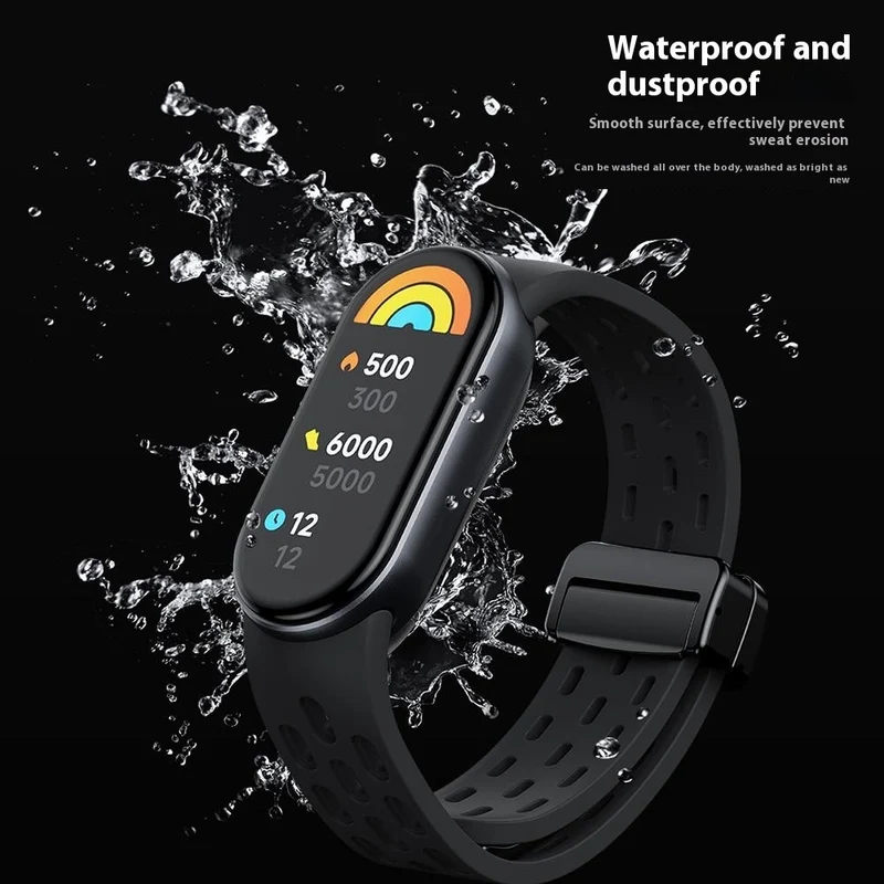 Unglaublich Bequem Xiaomi Smart Band 9 / Xiaomi Smart Band 8 Silikon Universell Armband
