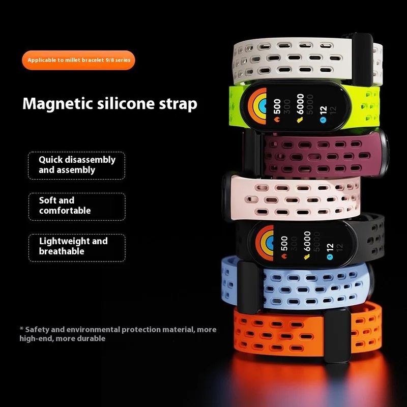 Unglaublich Bequem Xiaomi Smart Band 9 / Xiaomi Smart Band 8 Silikon Universell Armband