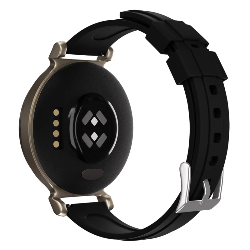 Zenwatch Lily Silikonarmband (Schwarz)