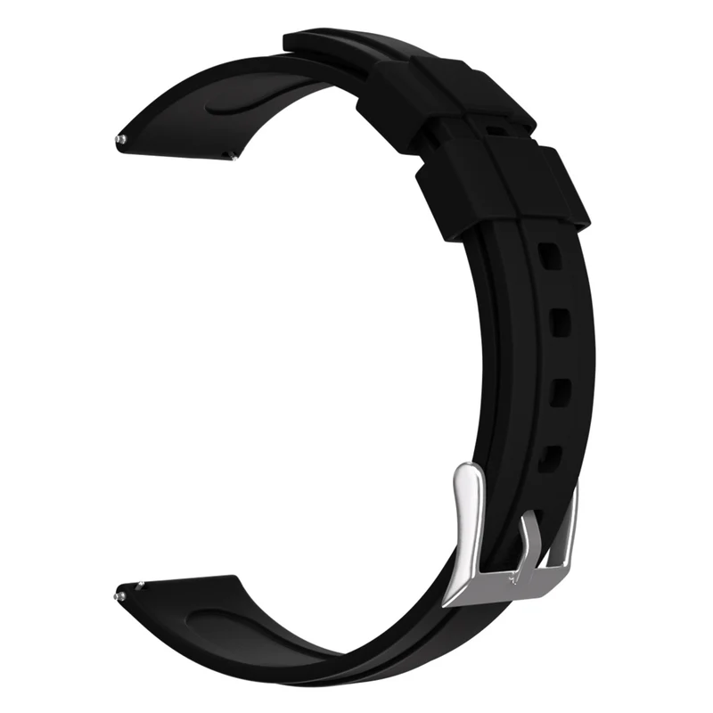 Zenwatch Lily Silikonarmband (Schwarz)