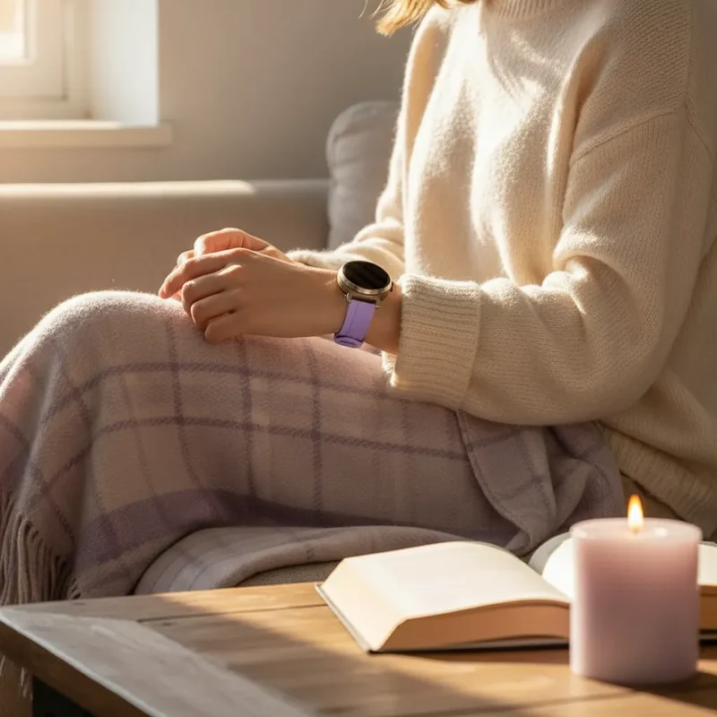 Zenwatch Lily Silikonarmband (Hell Lila)