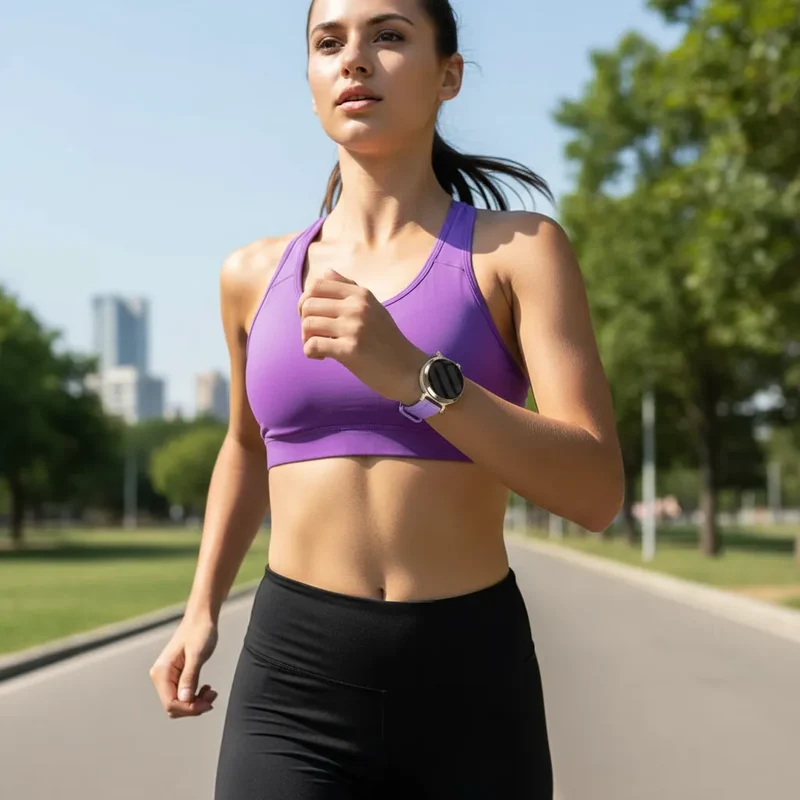 Zenwatch Lily Silikonarmband (Hell Lila)