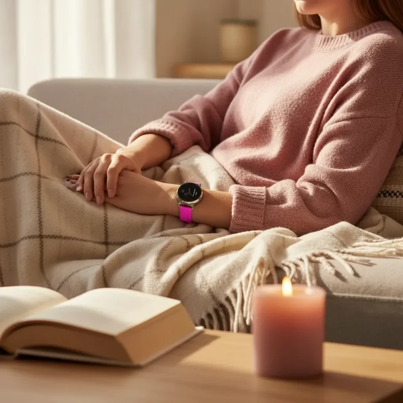 Zenwatch Lily Silikonarmband (Lila/Rot)