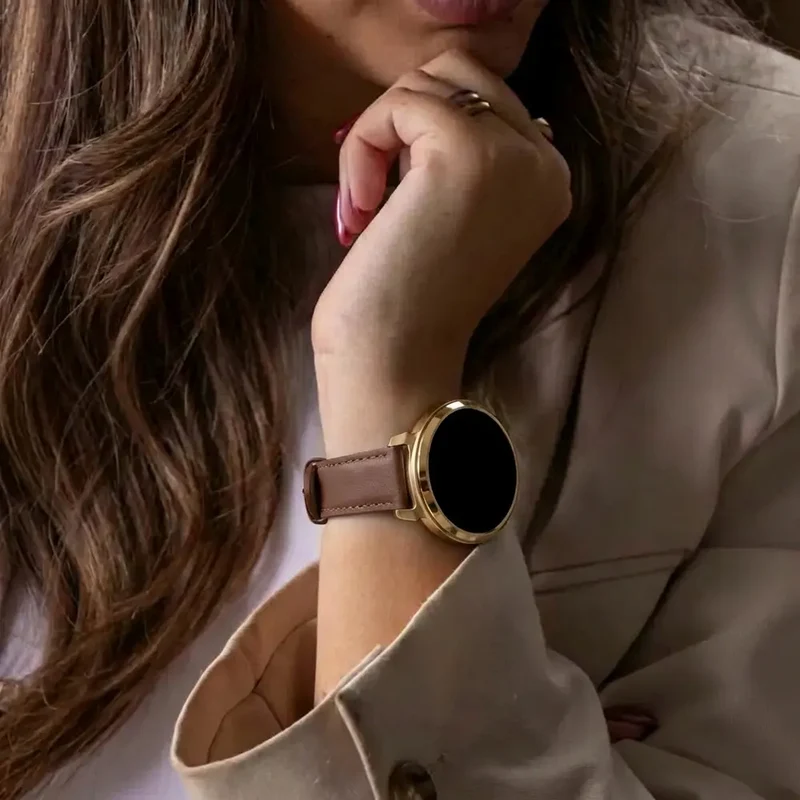 Bandz Zenwatch Lily Lederarmband 'Classic' (Braun)