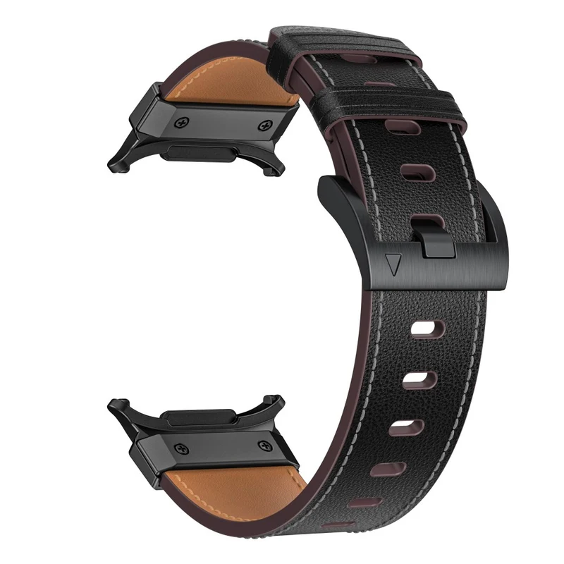 Absolut Stylisch Samsung Galaxy Watch Ultra 47mm Echtes Leder Armband