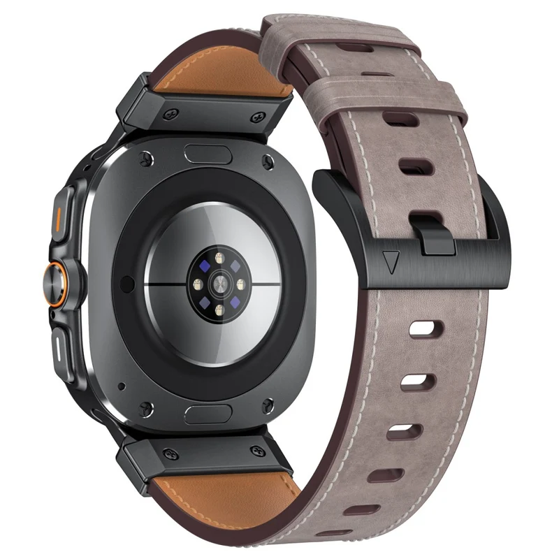 Absolut Stylisch Samsung Galaxy Watch Ultra 47mm Echtes Leder Armband