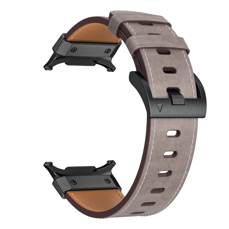Absolut Stylisch Samsung Galaxy Watch Ultra 47mm Echtes Leder Armband