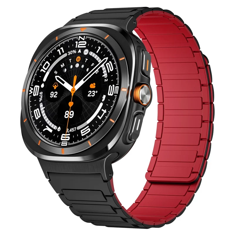 Flexibel Samsung Galaxy Watch Ultra 47mm Silikon Armband