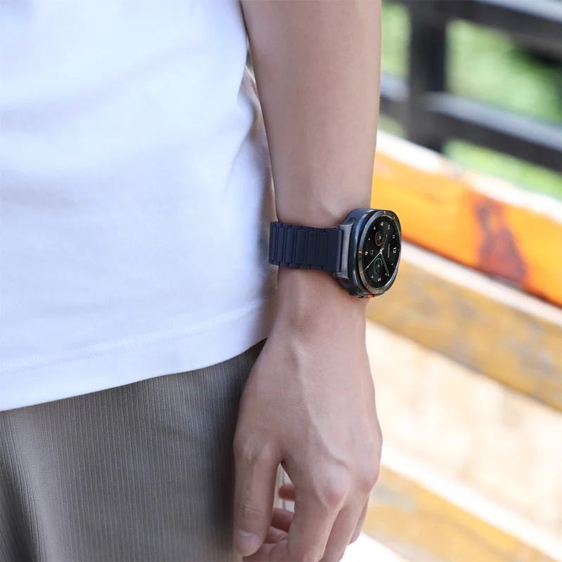 Flexibel Samsung Galaxy Watch Ultra 47mm Silikon Armband