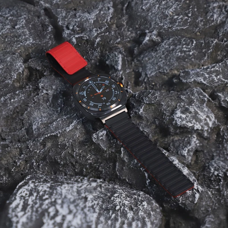 Flexibel Samsung Galaxy Watch Ultra 47mm Silikon Armband