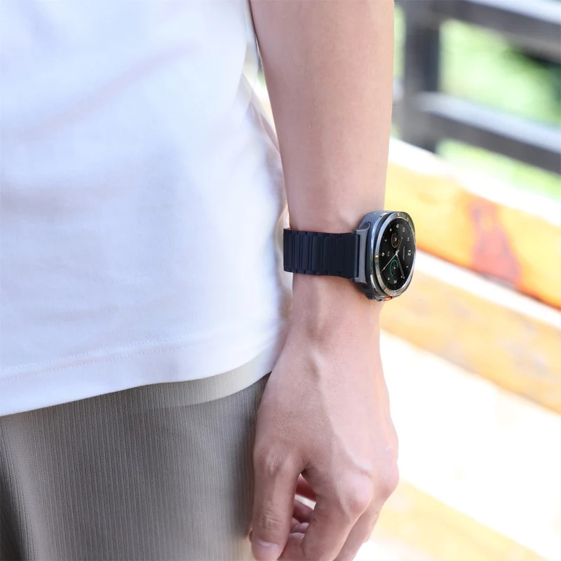 Flexibel Samsung Galaxy Watch Ultra 47mm Silikon Armband