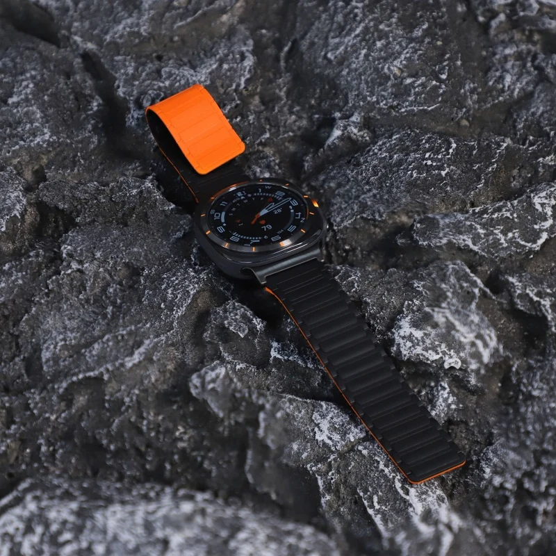 Flexibel Samsung Galaxy Watch Ultra 47mm Silikon Armband