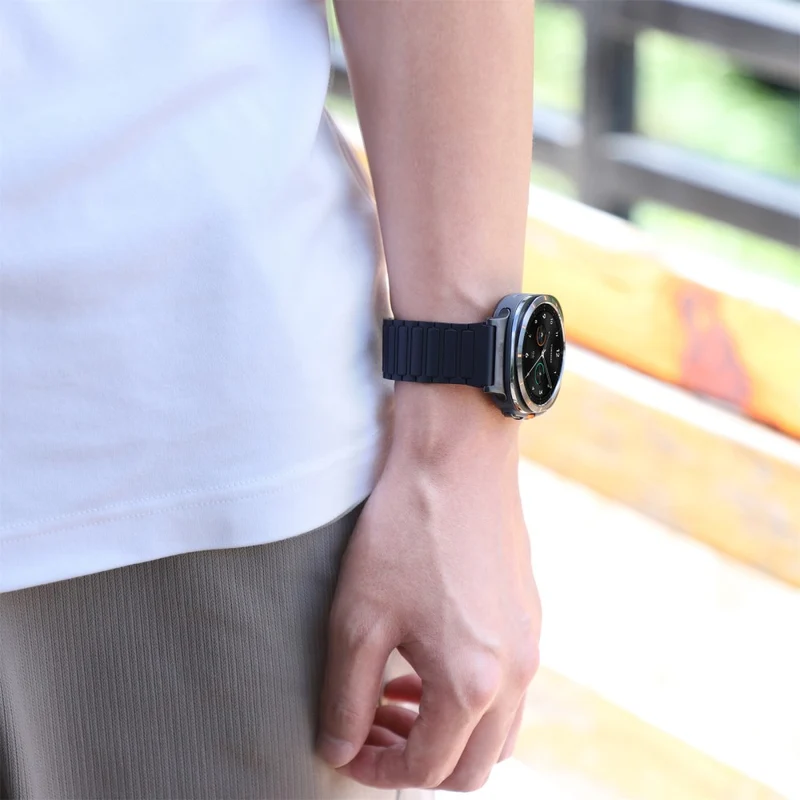 Flexibel Samsung Galaxy Watch Ultra 47mm Silikon Armband