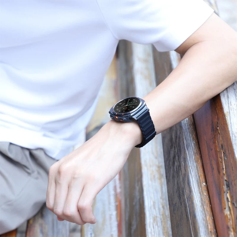 Flexibel Samsung Galaxy Watch Ultra 47mm Silikon Armband
