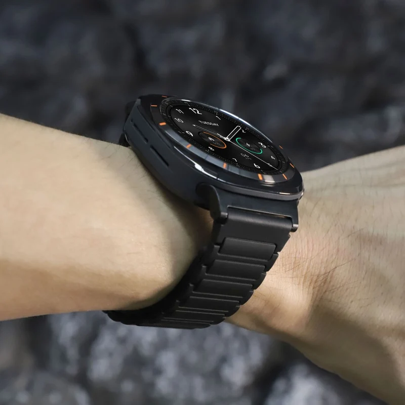 Flexibel Samsung Galaxy Watch Ultra 47mm Silikon Armband