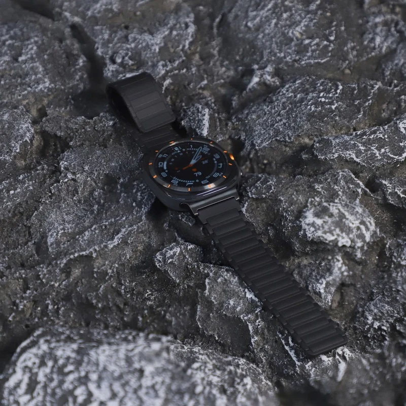 Flexibel Samsung Galaxy Watch Ultra 47mm Silikon Armband