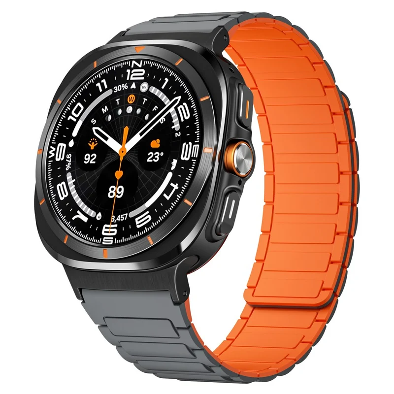 Flexibel Samsung Galaxy Watch Ultra 47mm Silikon Armband