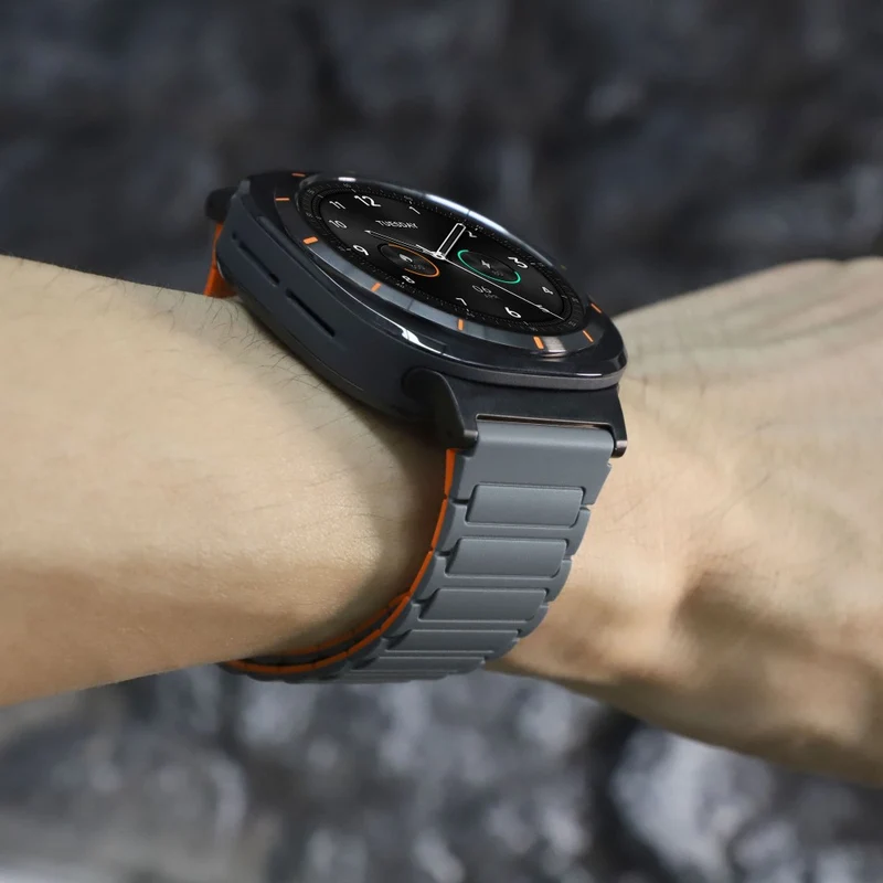Flexibel Samsung Galaxy Watch Ultra 47mm Silikon Armband