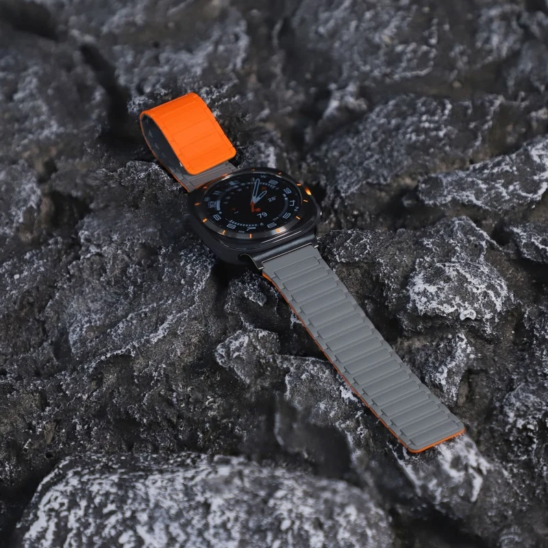 Flexibel Samsung Galaxy Watch Ultra 47mm Silikon Armband
