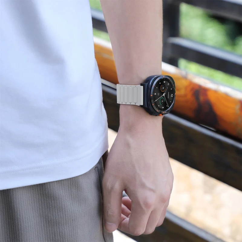 Flexibel Samsung Galaxy Watch Ultra 47mm Silikon Armband