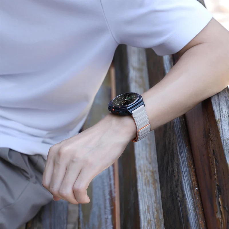 Flexibel Samsung Galaxy Watch Ultra 47mm Silikon Armband