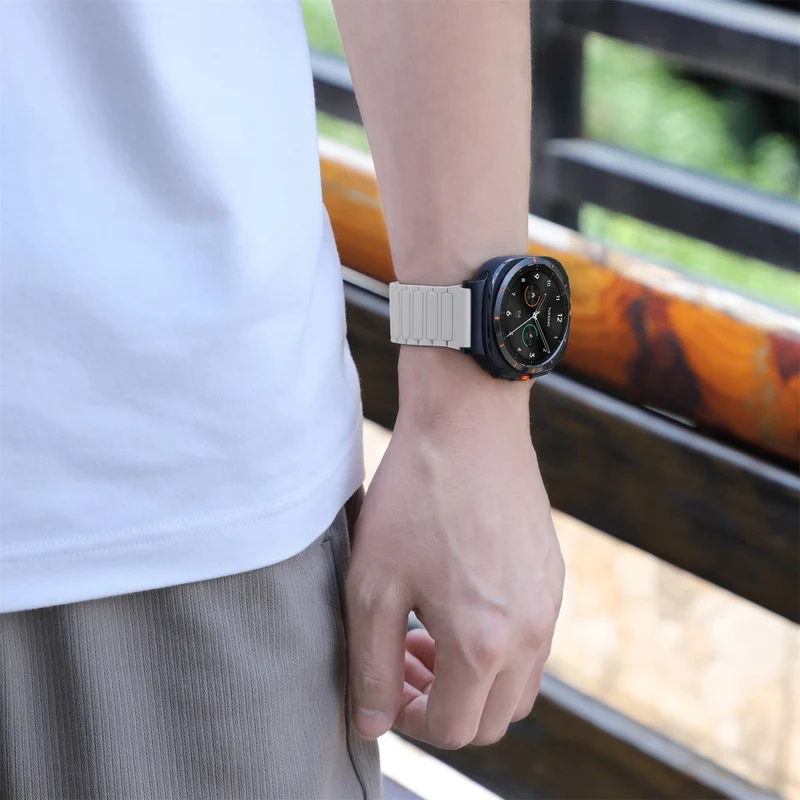 Flexibel Samsung Galaxy Watch Ultra 47mm Silikon Armband