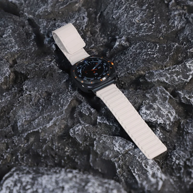 Flexibel Samsung Galaxy Watch Ultra 47mm Silikon Armband