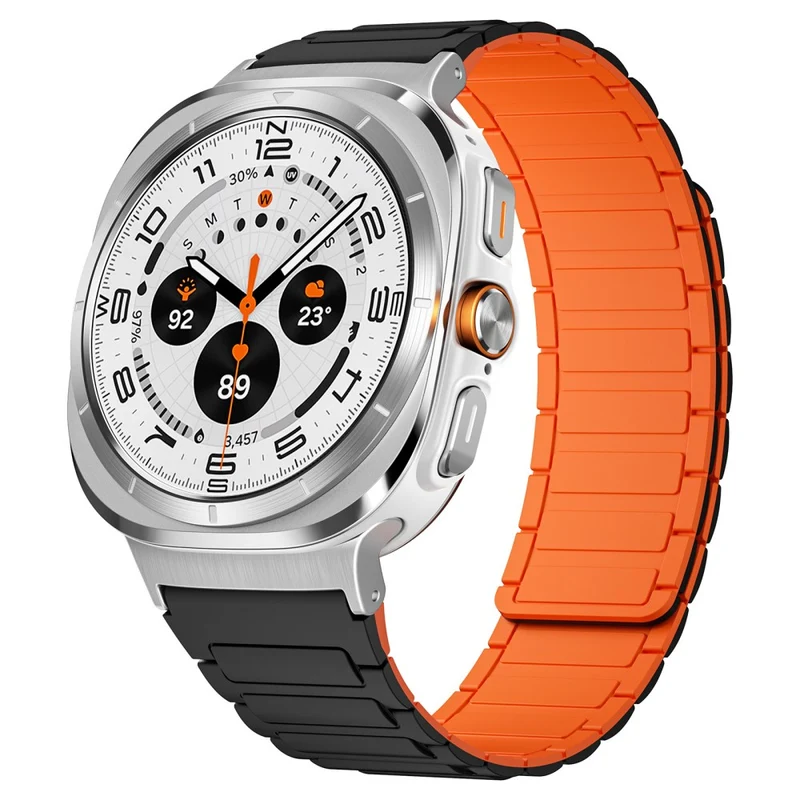 Flexibel Samsung Galaxy Watch Ultra 47mm Silikon Armband