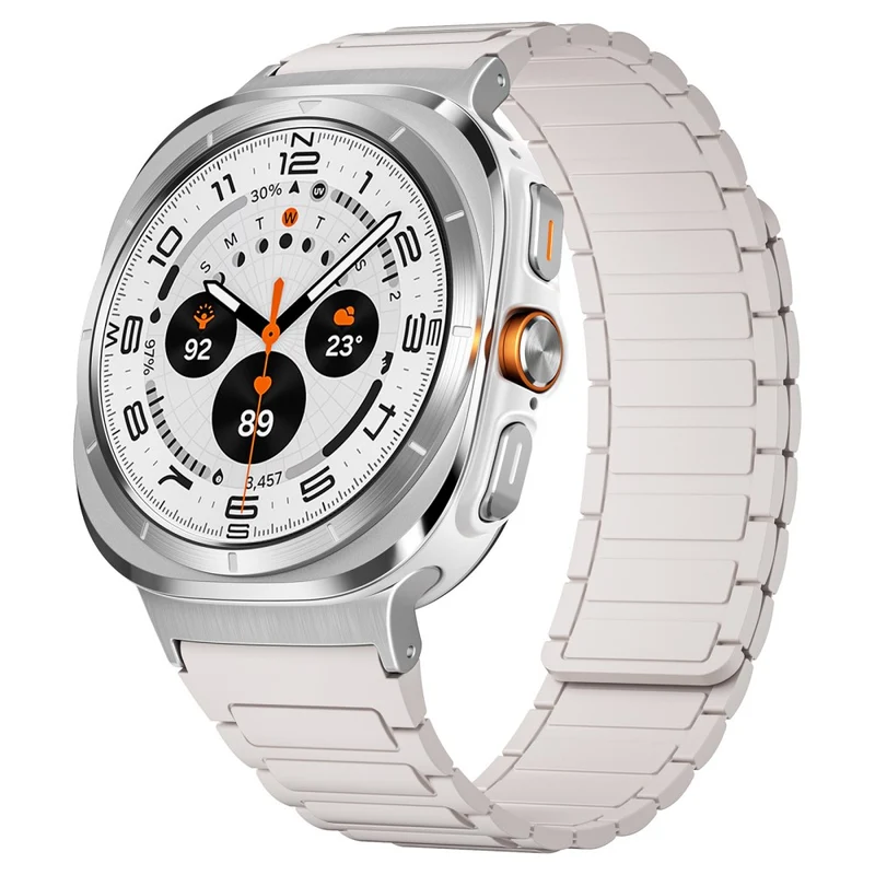 Flexibel Samsung Galaxy Watch Ultra 47mm Silikon Armband