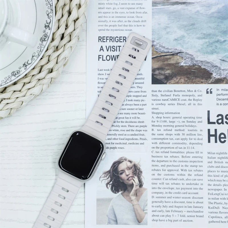 Bequem Apple Smartwatch Silikon Universell Armband
