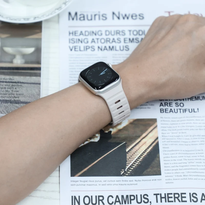 Bequem Apple Smartwatch Silikon Universell Armband