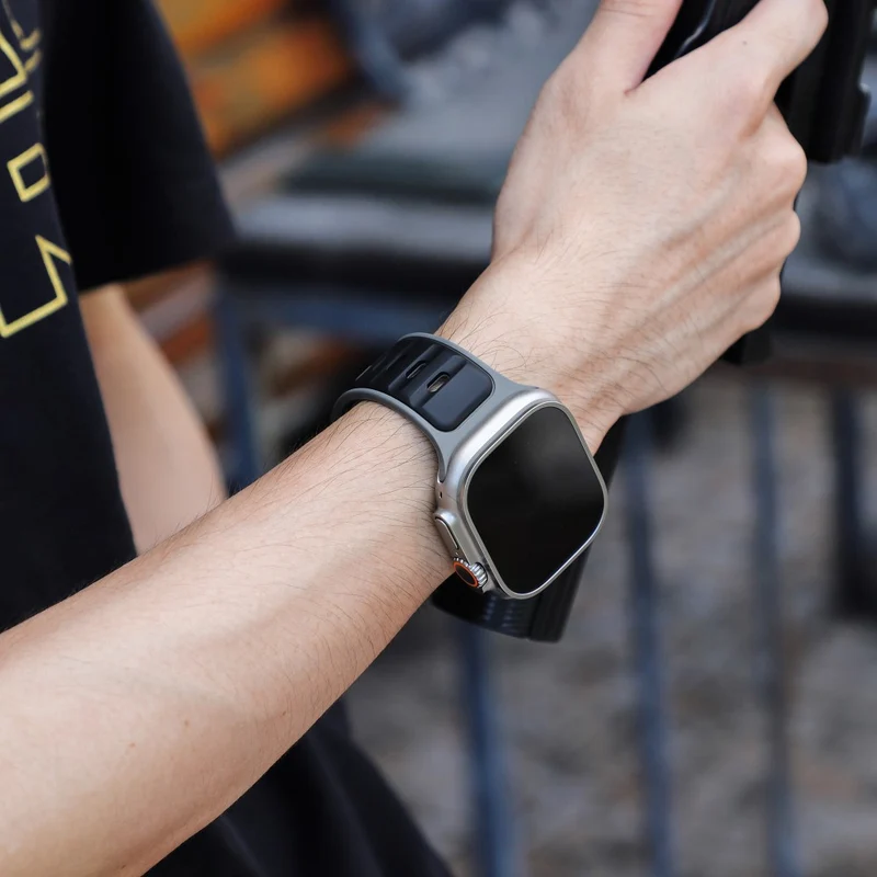 Wirklich Angenehm Apple Smartwatch Silikon Universell Armband