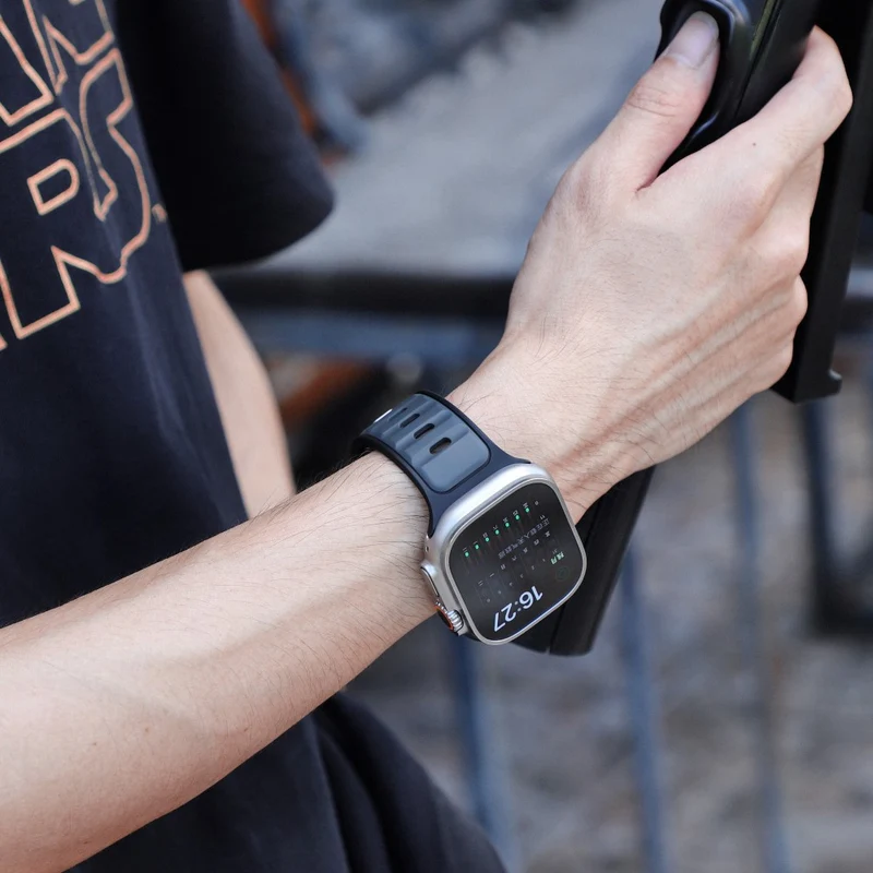 Wirklich Angenehm Apple Smartwatch Silikon Universell Armband
