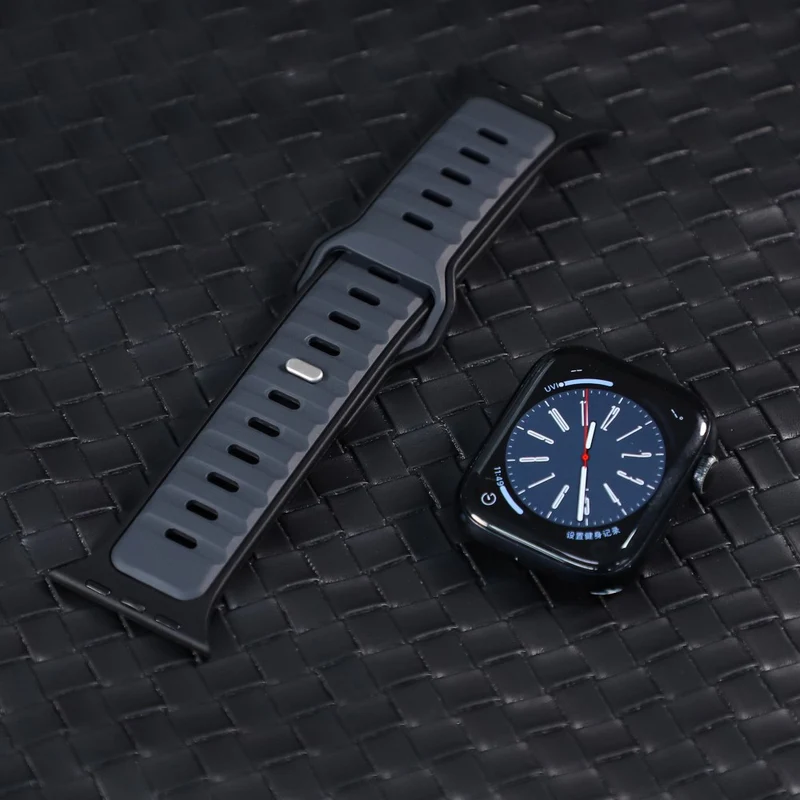 Wirklich Angenehm Apple Smartwatch Silikon Universell Armband
