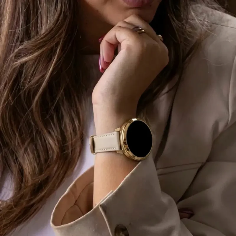 Bandz Zenwatch Lily Lederarmband 'Classic' (Beige)