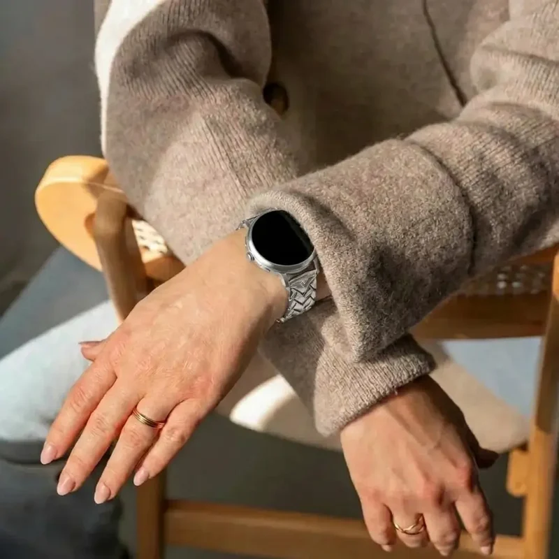 Bandz Zenwatch Lily Metallarmband 'V-Type' (Polarstern)