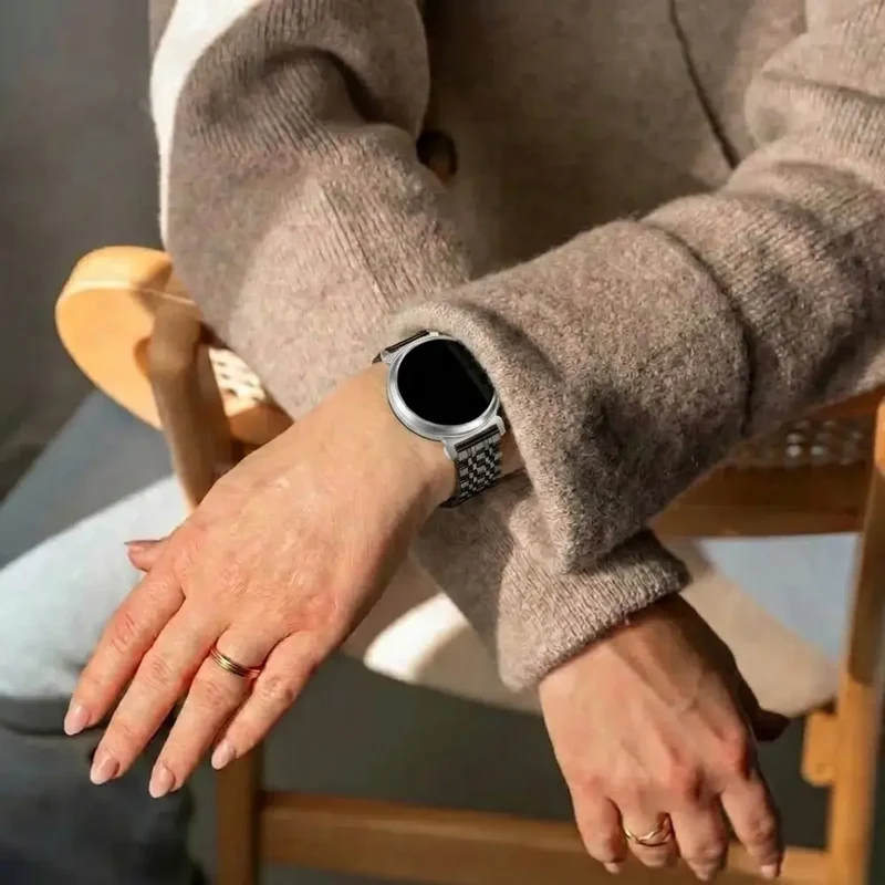 Bandz Zenwatch Lily Stahlarmband 'Deluxe' (Schwarz)