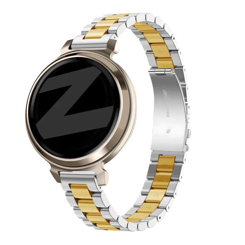 Bandz Garmin Lily 2 Stahlarmband 'Classic' (Silber/Gold)