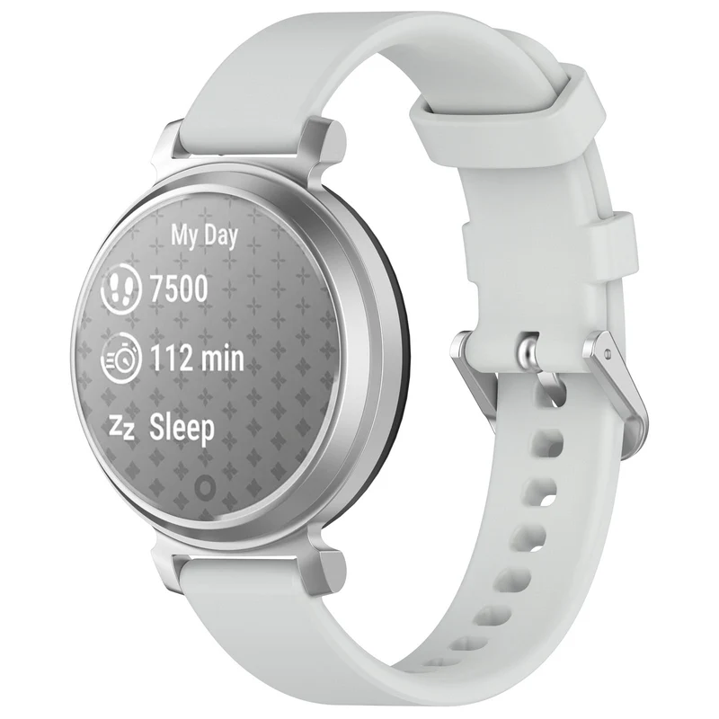 Zenwatch Lily Klassisches Silikonarmband (Hellgrau)