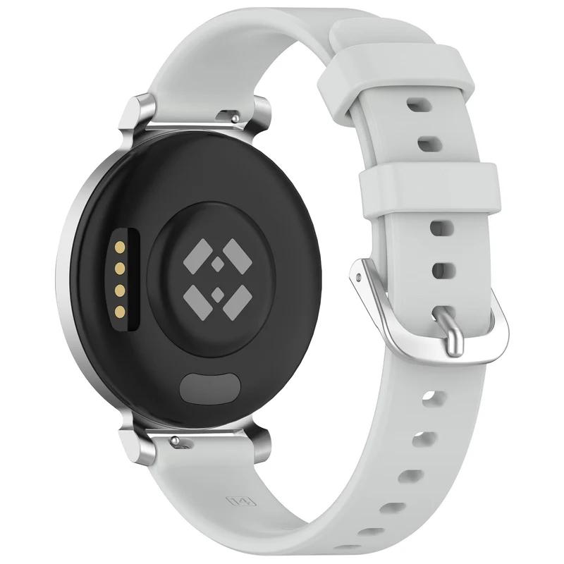Zenwatch Lily Klassisches Silikonarmband (Hellgrau)