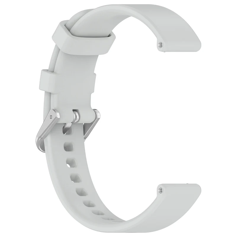 Zenwatch Lily Klassisches Silikonarmband (Hellgrau)