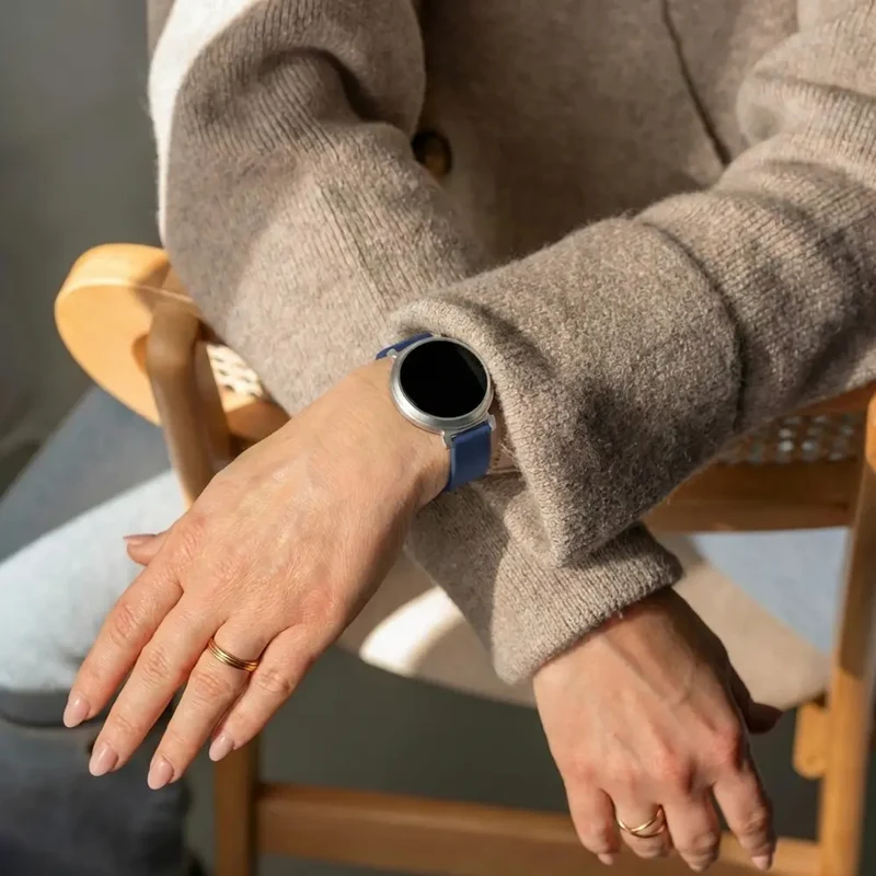 Zenwatch Lily Klassisches Silikonarmband (Dunkelblau)